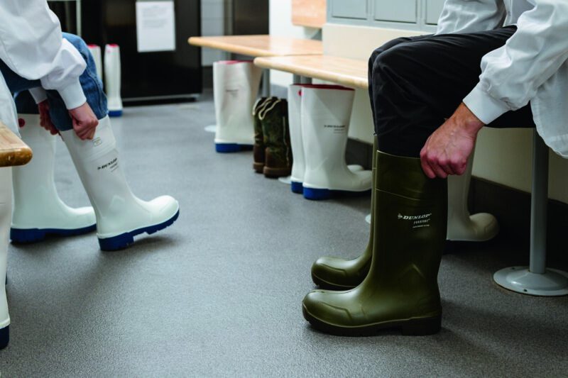 Dunlop Foodpro Purofort Multigrip Safety Greenbrown   Ca61831